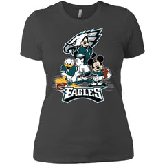 Mickey Mouse Philadelphia Eagle American Football Nfl Sports Shirt Women Cotton T-Shirt Women Cotton T-Shirt - amzapparel