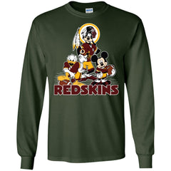 Mickey Mouse Washington Redskins American Football Nfl Sports Shirt Men Long Sleeve Shirt Men Long Sleeve Shirt - amzapparel
