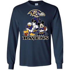 Mickey Mouse Baltimore Ravens American Football Nfl Sports Shirt Men Long Sleeve Shirt Men Long Sleeve Shirt - amzapparel