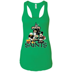Mickey Mouse New Orleans Saints American Football Nfl Sports Shirt Women Tank Top Women Tank Top - amzapparel
