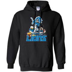 Mickey Mouse Detroit Lions American Football Nfl Sports Shirt Pullover Hoodie Sweatshirt Pullover Hoodie Sweatshirt - amzapparel
