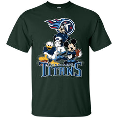 Mickey Mouse Tennessee Titans American Football Nfl Sports Shirt Men Cotton T-Shirt Men Cotton T-Shirt - amzapparel
