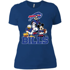 Mickey Mouse Buffalo Bills American Football Nfl Sports Shirt Women Cotton T-Shirt Women Cotton T-Shirt - amzapparel