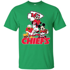 Mickey Mouse Kansas City Chiefs American Football Nfl Sports Shirt Men Cotton T-Shirt Men Cotton T-Shirt - amzapparel
