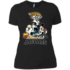 Mickey Mouse Jacksonville Jaguar American Football Nfl Sports Shirt Women Cotton T-Shirt Women Cotton T-Shirt - amzapparel