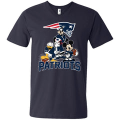 Mickey Mouse New England Patriots American Football Nfl Sports Shirt Men V-Neck T-Shirt Men V-Neck T-Shirt - amzapparel