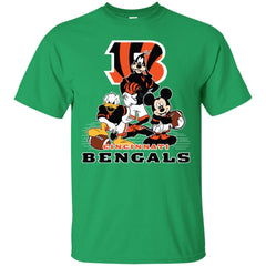 Mickey Mouse Cincinnati Bengals American Football Nfl Sports Shirt Men Cotton T-Shirt Men Cotton T-Shirt - amzapparel