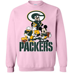 Mickey Mouse Green Bay Packer American Football Nfl Sports Shirt Crewneck Pullover Sweatshirt Crewneck Pullover Sweatshirt - amzapparel
