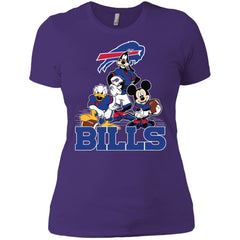 Mickey Mouse Buffalo Bills American Football Nfl Sports Shirt Women Cotton T-Shirt Women Cotton T-Shirt - amzapparel