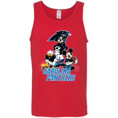 Mickey Mouse Carolina Panthers American Football Nfl Sports Shirt Men Cotton Tank Men Cotton Tank - amzapparel