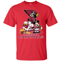 Mickey Mouse Arizona Cardinals American Football Nfl Sports Shirt Men Cotton T-Shirt Men Cotton T-Shirt - amzapparel