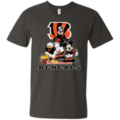 Mickey Mouse Cincinnati Bengals American Football Nfl Sports Shirt Men V-Neck T-Shirt Men V-Neck T-Shirt - amzapparel