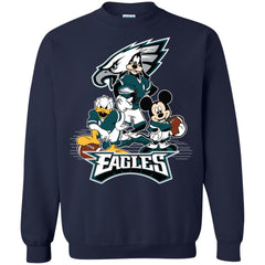 Mickey Mouse Philadelphia Eagle American Football Nfl Sports Shirt Crewneck Pullover Sweatshirt Crewneck Pullover Sweatshirt - amzapparel