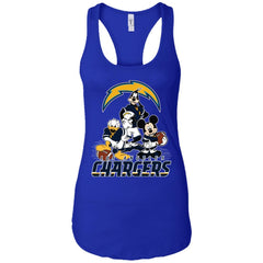 Mickey Mouse Los Angeles Chargers American Football Nfl Sports Shirt Women Tank Top Women Tank Top - amzapparel