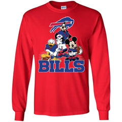 Mickey Mouse Buffalo Bills American Football Nfl Sports Shirt Men Long Sleeve Shirt Men Long Sleeve Shirt - amzapparel