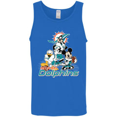 Mickey Mouse Miami Dolphins American Football Nfl Sports Shirt Men Cotton Tank Men Cotton Tank - amzapparel