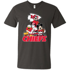 Mickey Mouse Kansas City Chiefs American Football Nfl Sports Shirt Men V-Neck T-Shirt Men V-Neck T-Shirt - amzapparel
