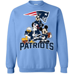 Mickey Mouse New England Patriots American Football Nfl Sports Shirt Crewneck Pullover Sweatshirt Crewneck Pullover Sweatshirt - amzapparel
