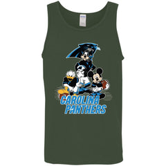 Mickey Mouse Carolina Panthers American Football Nfl Sports Shirt Men Cotton Tank Men Cotton Tank - amzapparel