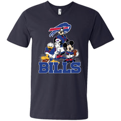 Mickey Mouse Buffalo Bills American Football Nfl Sports Shirt Men V-Neck T-Shirt Men V-Neck T-Shirt - amzapparel