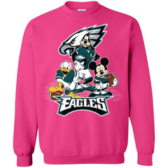 Mickey Mouse Philadelphia Eagle American Football Nfl Sports Shirt Crewneck Pullover Sweatshirt Crewneck Pullover Sweatshirt - amzapparel