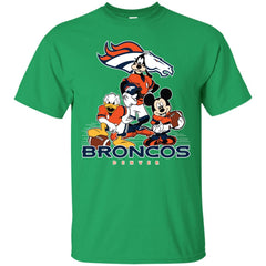 Mickey Mouse Denver Broncos American Football Nfl Sports Shirt Men Cotton T-Shirt Men Cotton T-Shirt - amzapparel