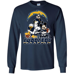Mickey Mouse Los Angeles Chargers American Football Nfl Sports Shirt Men Long Sleeve Shirt Men Long Sleeve Shirt - amzapparel