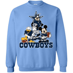 Mickey Mouse Dallas Cowboys American Football Nfl Sports Shirt Crewneck Pullover Sweatshirt Crewneck Pullover Sweatshirt - amzapparel