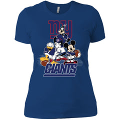 Mickey Mouse New York Giants American Football Nfl Sports Shirt Women Cotton T-Shirt Women Cotton T-Shirt - amzapparel