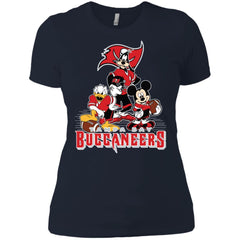 Mickey Mouse Tampa Bay Buccaneers American Football Nfl Sports Shirt Women Cotton T-Shirt Women Cotton T-Shirt - amzapparel