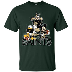 Mickey Mouse New Orleans Saints American Football Nfl Sports Shirt Men Cotton T-Shirt Men Cotton T-Shirt - amzapparel