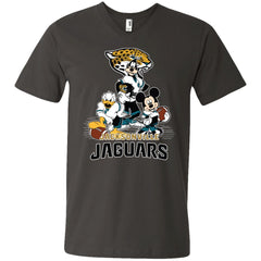 Mickey Mouse Jacksonville Jaguar American Football Nfl Sports Shirt Men V-Neck T-Shirt Men V-Neck T-Shirt - amzapparel