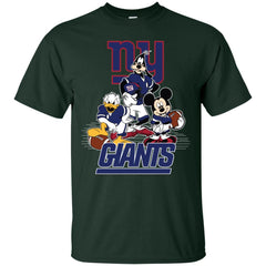 Mickey Mouse New York Giants American Football Nfl Sports Shirt Men Cotton T-Shirt Men Cotton T-Shirt - amzapparel