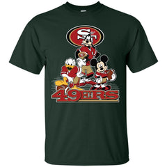 Mickey Mouse San Francisco 49ers American Football Nfl Sports Shirt Men Cotton T-Shirt Men Cotton T-Shirt - amzapparel