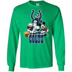 Mickey Mouse Indianapolis Colts American Football Nfl Sports Shirt Men Long Sleeve Shirt Men Long Sleeve Shirt - amzapparel