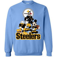 Mickey Mouse Pittsburgh Steelers American Football Nfl Sports Shirt Crewneck Pullover Sweatshirt Crewneck Pullover Sweatshirt - amzapparel