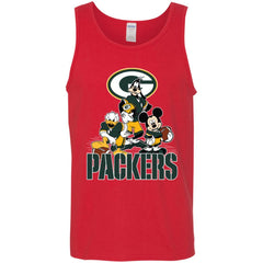 Mickey Mouse Green Bay Packer American Football Nfl Sports Shirt Men Cotton Tank Men Cotton Tank - amzapparel