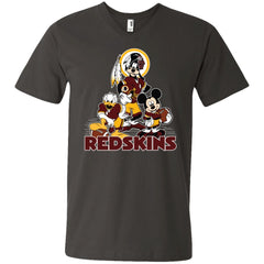 Mickey Mouse Washington Redskins American Football Nfl Sports Shirt Men V-Neck T-Shirt Men V-Neck T-Shirt - amzapparel