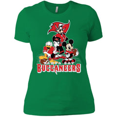 Mickey Mouse Tampa Bay Buccaneers American Football Nfl Sports Shirt Women Cotton T-Shirt Women Cotton T-Shirt - amzapparel