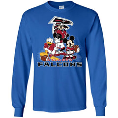 Mickey Mouse Atlanta Falcons American Football Nfl Sports Shirt Men Long Sleeve Shirt Men Long Sleeve Shirt - amzapparel