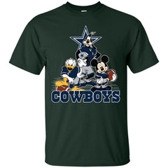 Mickey Mouse Dallas Cowboys American Football Nfl Sports Shirt Men Cotton T-Shirt Men Cotton T-Shirt - amzapparel