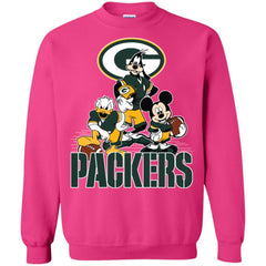 Mickey Mouse Green Bay Packer American Football Nfl Sports Shirt Crewneck Pullover Sweatshirt Crewneck Pullover Sweatshirt - amzapparel