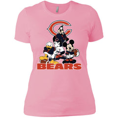 Mickey Mouse Chicago Bears American Football Nfl Sports Shirt Women Cotton T-Shirt Women Cotton T-Shirt - amzapparel