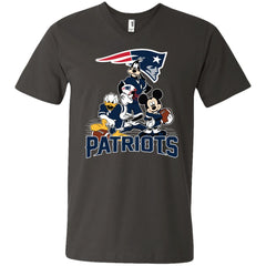 Mickey Mouse New England Patriots American Football Nfl Sports Shirt Men V-Neck T-Shirt Men V-Neck T-Shirt - amzapparel