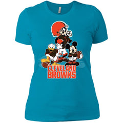 Mickey Mouse Cleveland Browns American Football Nfl Sports Shirt