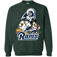 Mickey Mouse Los Angeles Rams American Football Nfl Sports Shirt Crewneck Pullover Sweatshirt Crewneck Pullover Sweatshirt - amzapparel