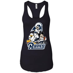 Mickey Mouse Los Angeles Rams American Football Nfl Sports Shirt Women Tank Top