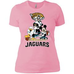Mickey Mouse Jacksonville Jaguar American Football Nfl Sports Shirt Women Cotton T-Shirt Women Cotton T-Shirt - amzapparel