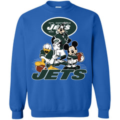 Mickey Mouse New York Jets American Football Nfl Sports Shirt Crewneck Pullover Sweatshirt Crewneck Pullover Sweatshirt - amzapparel