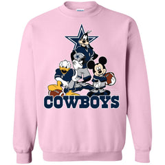 Mickey Mouse Dallas Cowboys American Football Nfl Sports Shirt Crewneck Pullover Sweatshirt Crewneck Pullover Sweatshirt - amzapparel